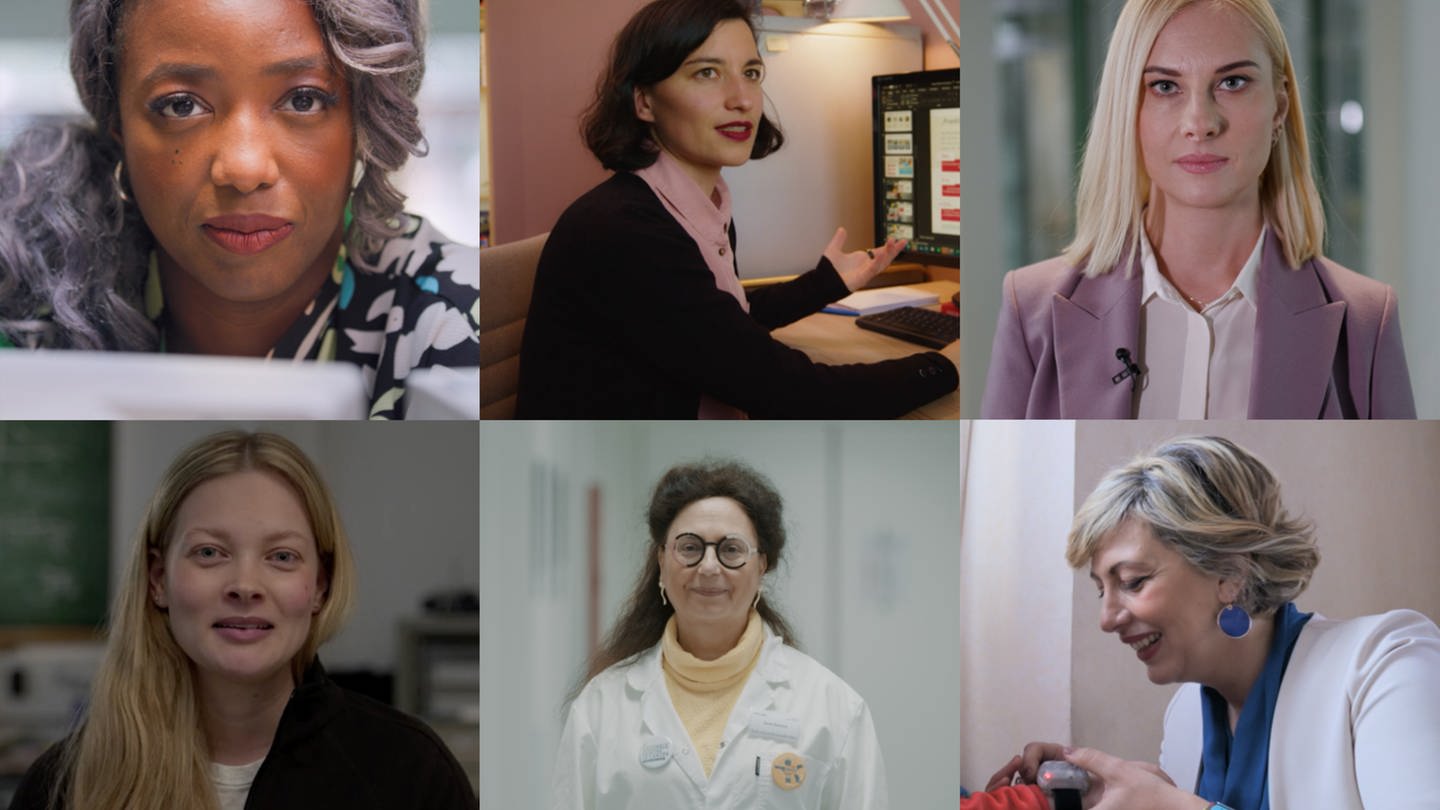 Collage der sechs Protagonistinnen (Foto: Screenshots aus den Sendungen / Bildretusche: SWR)