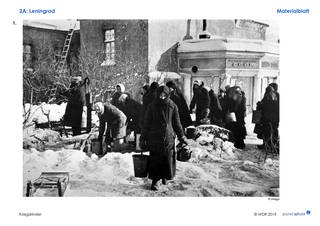 Materialblatt 2A: Historische Bilder Leningrad (Foto: )