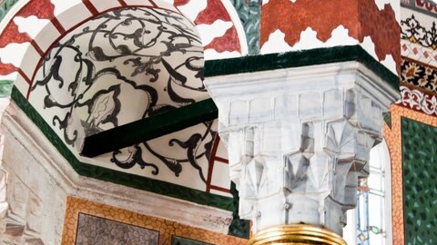 Ornamentik in Moschee