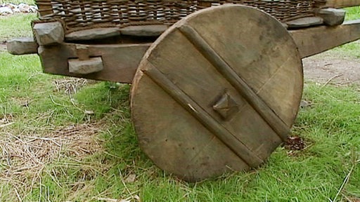 Ein einfacher Holzkarren