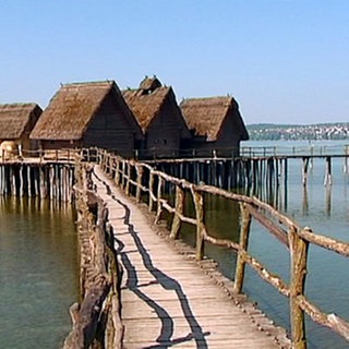 Das Pfahlbaumuseum in Unteruhldingen am Bodensee