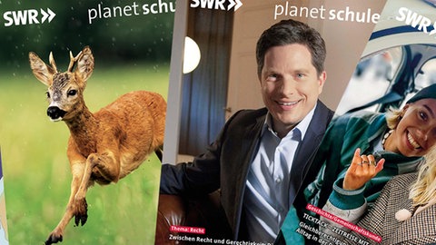 Collage von Planet Schule Zeitschriften