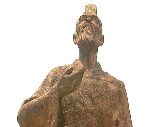 Statue des Qu Yuans [Klick auf das Bild, schließt das Fenster]