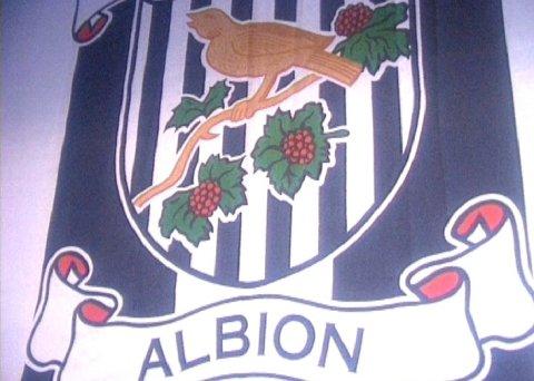 Das Wappen des Fußballvereins "West Bromwich Albion" [Klick auf das Bild, schließt das Fenster]