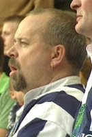 Der Fußballfan Tony.