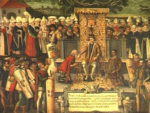 Gemäldes des spanischen Königs [Klick auf das Bild, schließt das Fenster]