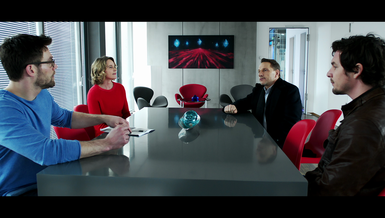 Farbkonzept rot/blau