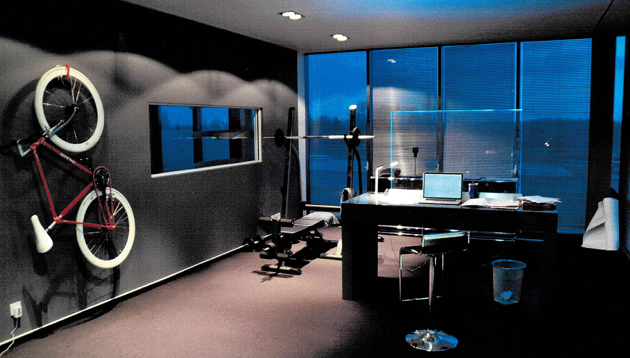 Szenenbildentwurf Büro Bogmann