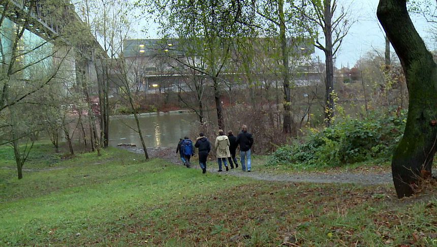 Motivbesichtigung „Leichenfundort am Neckar“