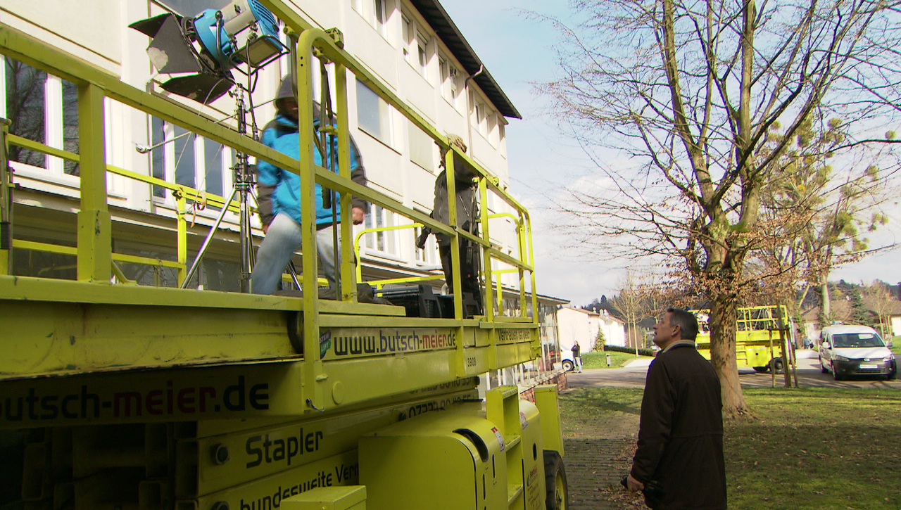Hebebühne für Scheinwerfer