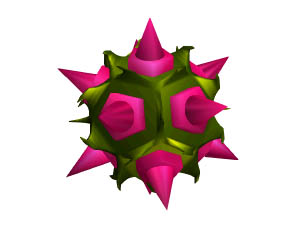 Die Antigen-Oberfläche der Krankheitserreger