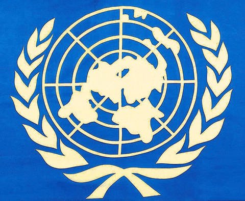 Flagge der Vereinten Nationen (Foto: imago images / Waldmüller)