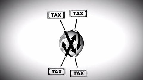 Grafik: Globus, Schrift Tax (Foto: SWR - Screenshot aus der Sendung)