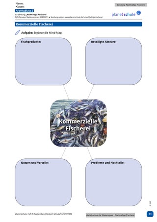 Arbeitsblatt 2: Kommerzielle Fischerei
