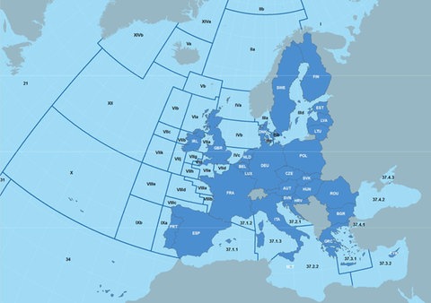 Karte der Subfanggebiete