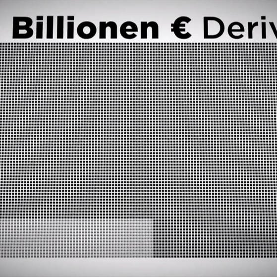 Grafik: 705 Billionen Derivate (Foto: SWR - Screenshot aus der Sendung)