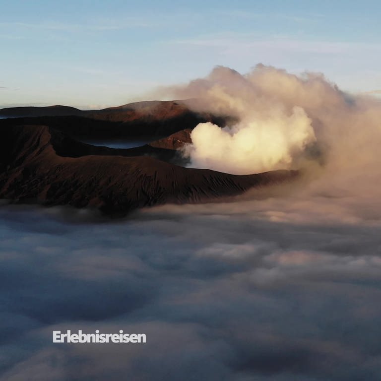 Vulkanlandschaft auf Java