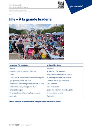 Screenshot der Arbeitsblätter