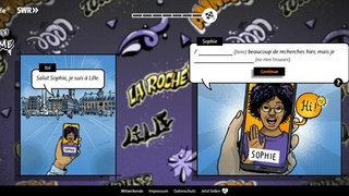 Anfangsscreen der Station