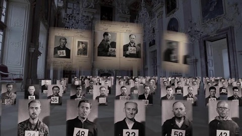 Collage: Fotos der Angeklagten in Rastatt.