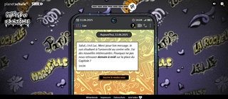 Anfangsscreen der Station