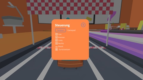 Lernspiel für Mathematik: Das Auto beim Matheracer wird über die Pfeiltasten gesteuert.