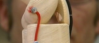 Nachbau eines Kniegelenkes