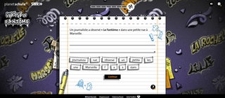 Anfangsscreen der Station