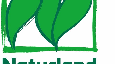 Logo mit Schriftzug "Naturland Wildfisch"