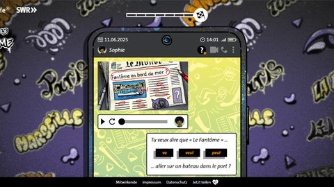 Anfangsscreen der Station