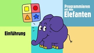 Screenshot aus dem Film "Einführung – Wie funktioniert Programmieren mit dem Elefanten?"