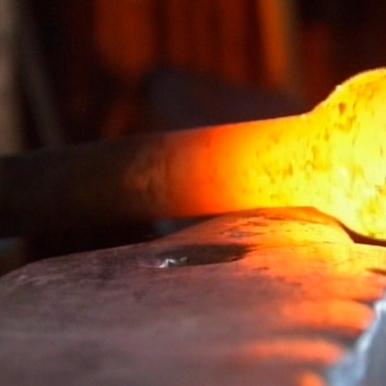 Kugelgelenk aus Metall.