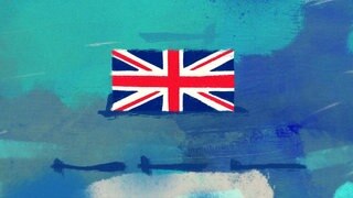 Grafik mit der Flagge Großbritanniens. Was ist das Vereinigte Königreich