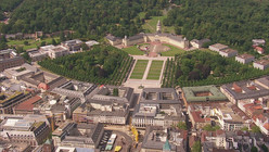 Karlsruhe von oben (Quelle: SWR - Screenshot aus der Sendung)