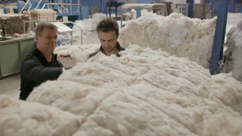 Vermarktung der Wolle kommt in Gang (Foto: WDR)