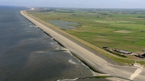 Der steigende Meeresspiegel bedroht die Niederlande (Foto: WDR)