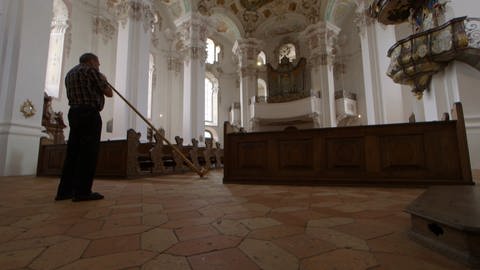 Verzierungen und Symbolik in der Wallfahrtskirche (Foto: SWR / WDR)