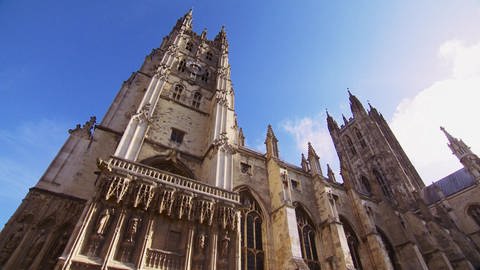 Der Bau der Kathedrale in Canterbury (Foto: WDR)