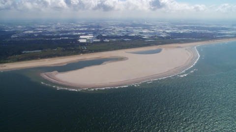 Sanfter Küstenschutz durch eine künstliche Lagune (Foto: WDR)