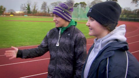 Meeting Katie and her dad Pete (Foto: WDR)