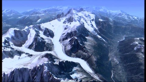 The Mont Blanc glaciers (Foto: SWR / WDR / DW)