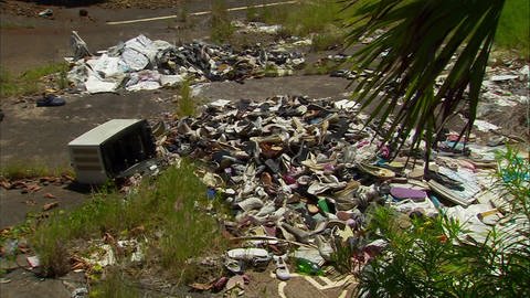Müll verschmutzt die Natur.  (Foto: WDR - Screenshot aus der Sendung)