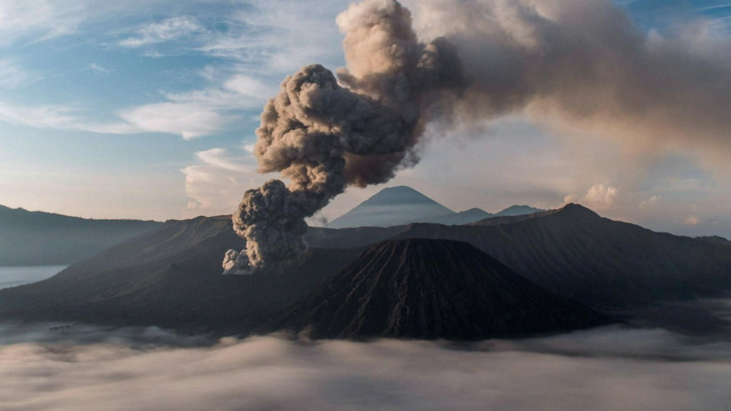 Rätselhafter Vulkanausbruch (Foto: WDR)