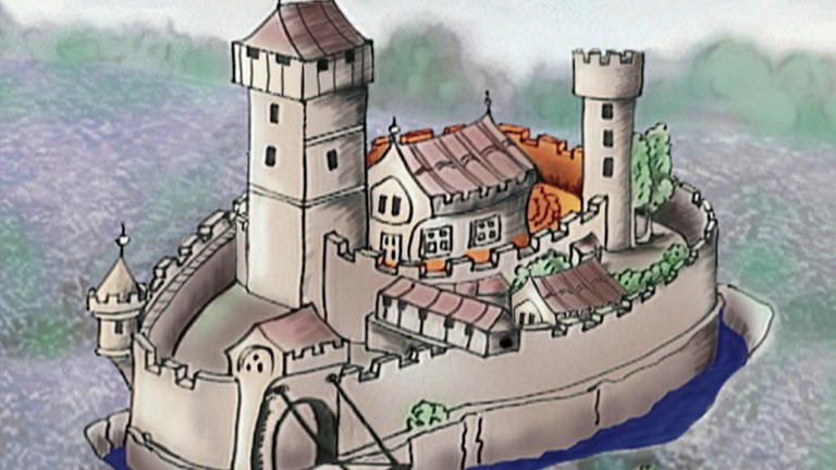 Was macht eine Burg zur Burg? · Frage trifft Antwort (Foto: SWR)
