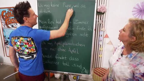 Sprache und Schreiben · Der etwas André Unterricht (Foto: WDR)