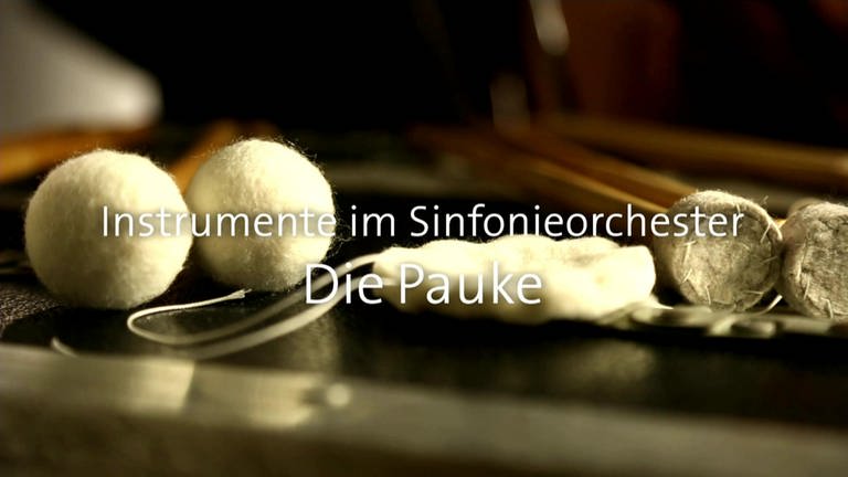 Die Pauke · Instrumente im Sinfonieorchester (Foto: SWR)