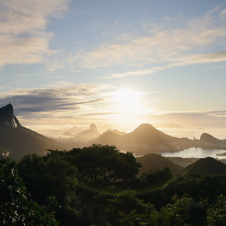 Bild über tropischen Regenwald auf Rio de Janeiro (Foto: Michael Kern, Längengrad Filmproduktion GmbH)