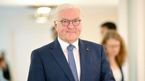 Porträt von Frank-Walter Steinmeier, Bundespräsident der BRD.