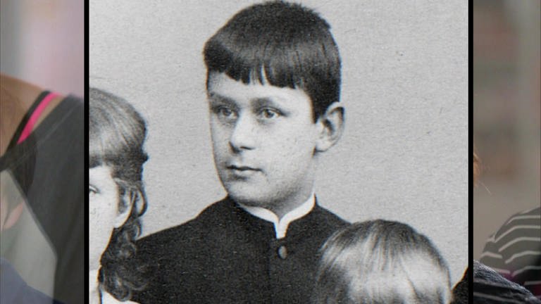 Screenshot aus dem Film: Foto von Thomas Mann als junger Schüler