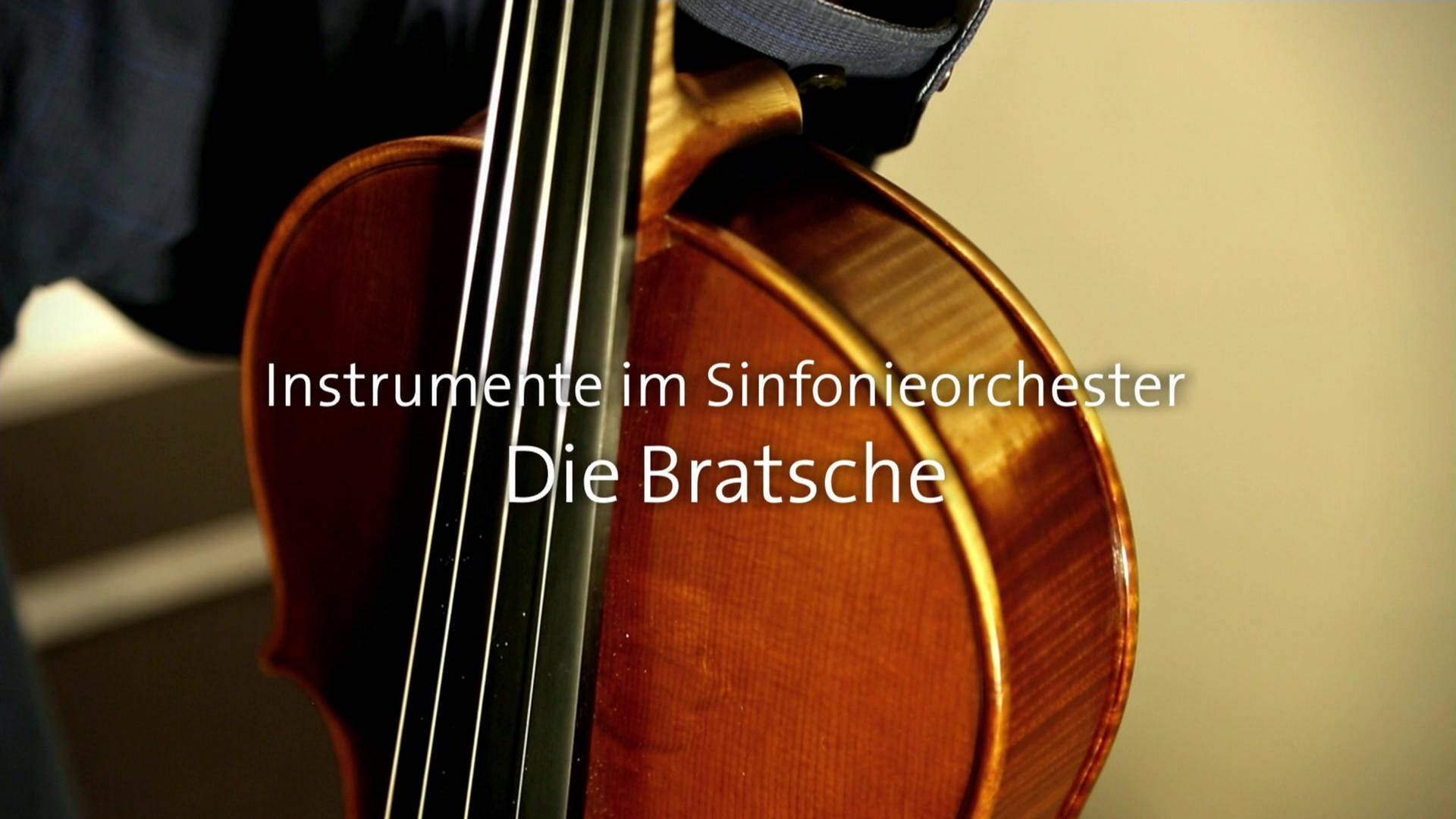 Die Bratsche · Instrumente im Sinfonieorchester
